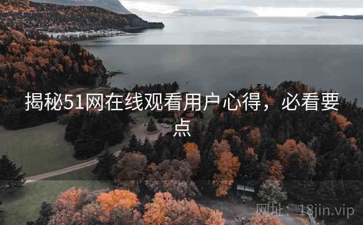 揭秘51网在线观看用户心得，必看要点