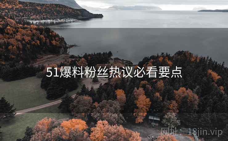 51爆料粉丝热议必看要点